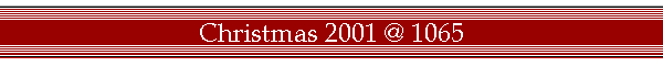 Christmas 2001 @ 1065