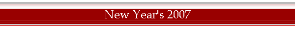 New Year's 2007